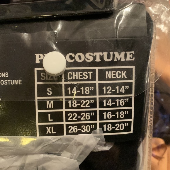 Dog  skeleton costume size XL - Picture 2 of 2